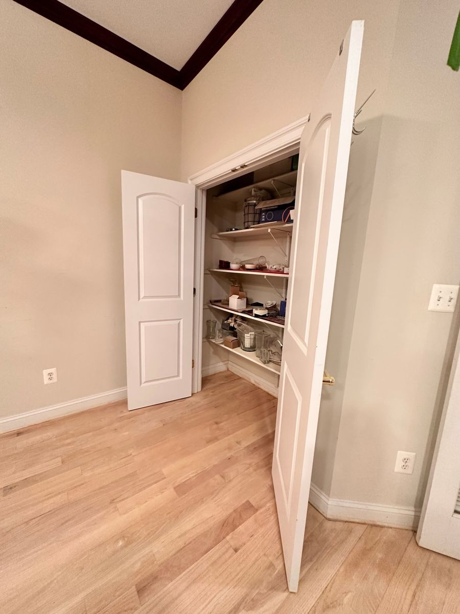 Closet opening before trim work